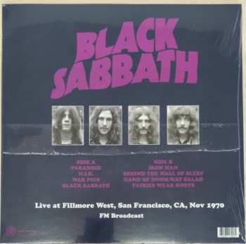 LP Black Sabbath: Live at Fillmore West, San Francisco, CA, Nov 1970 231998