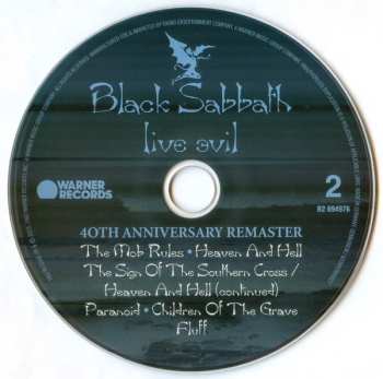 4CD Black Sabbath: Live Evil DLX 518078