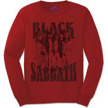 Merch Black Sabbath: Long Sleeve Tričko Band And Logo Black Sabbath