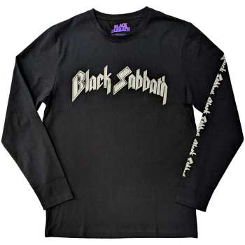 Merch Black Sabbath: Black Sabbath Unisex Long Sleeve T-shirt: The End Mushroom Cloud (back & Sleeve Print) (small) S