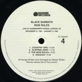 2LP Black Sabbath: Mob Rules DLX | LTD