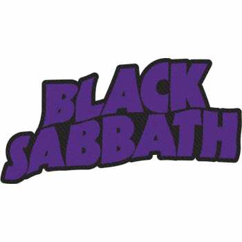 Merch Black Sabbath: Nášivka Logo Black Sabbath Cut Out