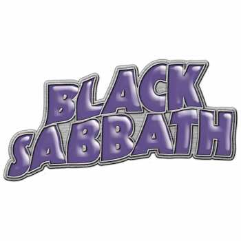 Merch Black Sabbath: Placka Purple Logo Black Sabbath
