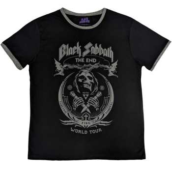 Merch Black Sabbath: Black Sabbath Unisex Ringer T-shirt: The End Mushroom Cloud (xx-large) XXL