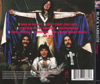 CD Black Sabbath: Sabotage DIGI 374453