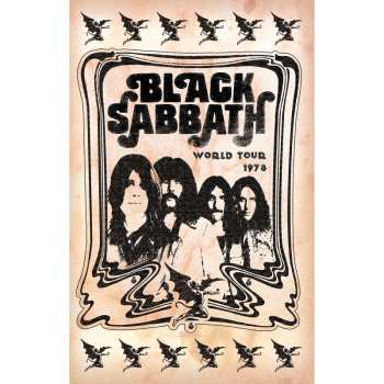 Merch Black Sabbath: Textilní Plakát World Tour 1978