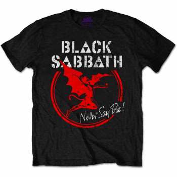Merch Black Sabbath: Tričko Archangel Never Say Die  L