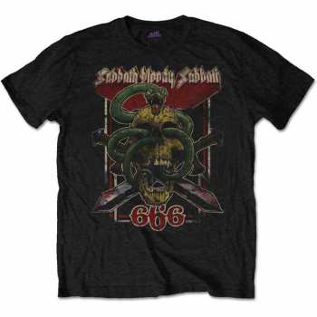Merch Black Sabbath: Tričko Bloody Sabbath 666  L