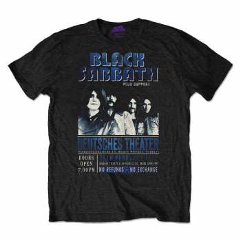 Merch Black Sabbath: Tričko Deutsches '73 