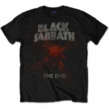 Merch Black Sabbath: Tričko The End Skull Shine  L