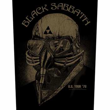 Merch Black Sabbath: Zádová Nášivka Us Tour '78 