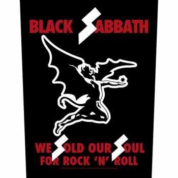 Merch Black Sabbath: Zádová Nášivka We Sold Our Souls