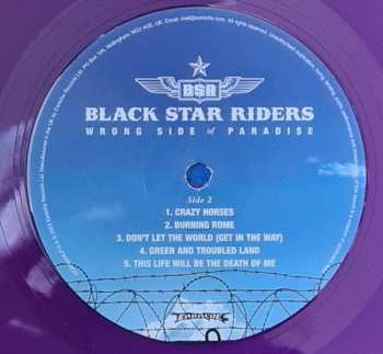 LP Black Star Riders: Wrong Side Of Paradise LTD | CLR 419474
