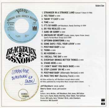 CD Blackburn & Snow: Something Good For Your Head 255793