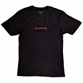 Merch BLACKPINK: Blackpink Unisex T-shirt: Pink Venom Group Photo (back Print) (large) L
