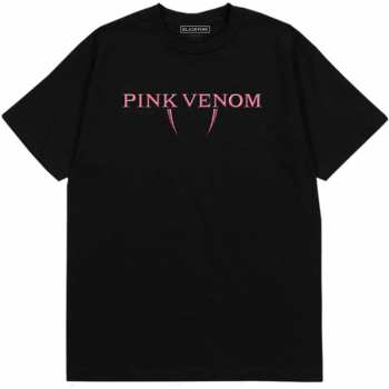 Merch BLACKPINK: Blackpink Unisex T-shirt: Pink Venom Logo (back Print) (small) S