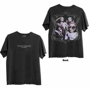 Merch BLACKPINK: Blackpink Unisex T-shirt: Pink Venom (back Print) (large) L