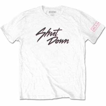Merch BLACKPINK: Blackpink Unisex T-shirt: Shut Down (sleeve Print) (x-small) XS