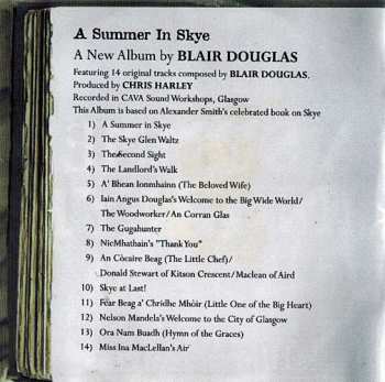 CD Blair Douglas: A Summer In Skye