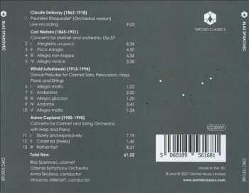 CD Blaz Sparovec: Debussy, Nielsen, Lutoslawski, Copland 445626