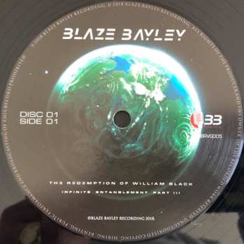 2LP Blaze Bayley: The Redemption of William Black (Infinite Entanglement Part III) LTD 141212
