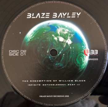 2LP Blaze Bayley: The Redemption of William Black (Infinite Entanglement Part III) LTD 141212
