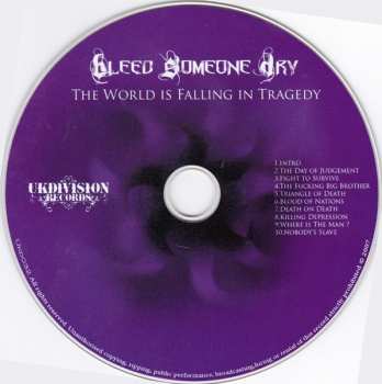 CD Bleed Someone Dry: The World Is Falling In Tragedy 302574
