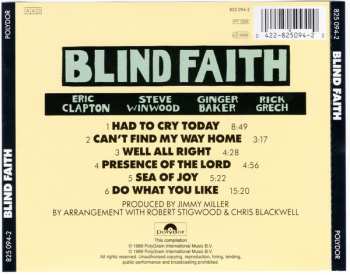 CD Blind Faith: Blind Faith 388289