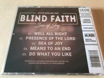CD Blind Faith: Sea Of Joy / Radio Broadcast 1969 422929
