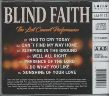 CD Blind Faith: The Lost Concert Performance 427689