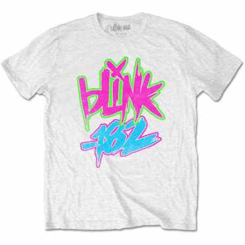 Merch Blink-182: Dětské Tričko Neon Logo Blink-182  13-14 let