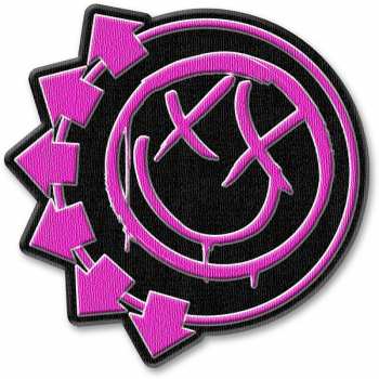 Merch Blink-182: Nášivka Pink Neon Six Arrows