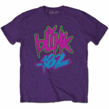Merch Blink-182: Tričko Neon Logo Blink-182  XXL