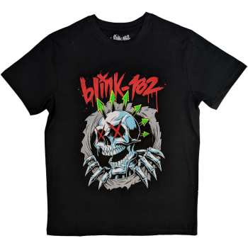 Merch Blink-182: Blink-182 Unisex T-shirt: Six Arrow Skull (small) S