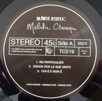 LP Blonde Redhead: Mélodie Citronique 342982