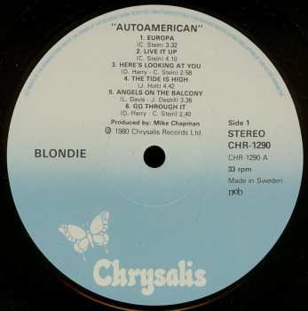 LP Blondie: AutoAmerican