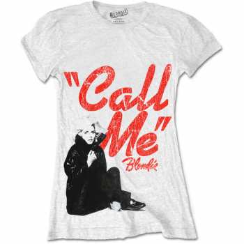 Merch Blondie: Dámské Tričko Call Me  XXL