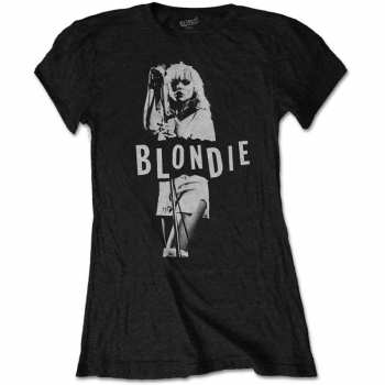 Merch Blondie: Dámské Tričko Mic. Stand  L