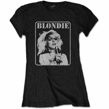 Merch Blondie: Dámské Tričko Presente Plakát  L