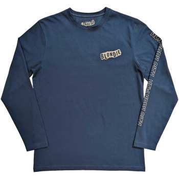 Merch Blondie: Blondie Unisex Long Sleeve T-shirt: Nyc '77 (back & Sleeve Print) (small) S