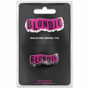 Merch Blondie: Mini Placka Punk Logo Blondie