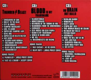 3CD Blood God: Rock'N'Roll Warmachine 245747