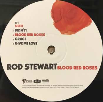 2LP Rod Stewart: Blood Red Roses 5200