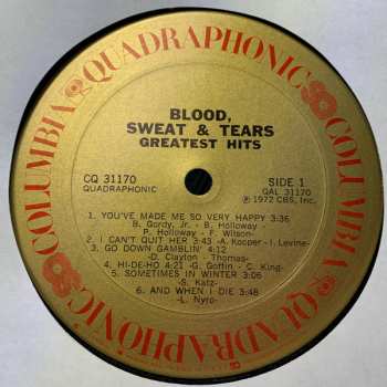 LP Blood, Sweat And Tears: Blood, Sweat & Tears Greatest Hits 189583