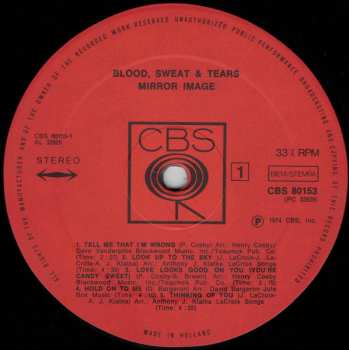 LP Blood, Sweat And Tears: Mirror Image