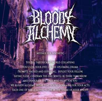 CD Bloody Alchemy: Reign of Apathy 261407