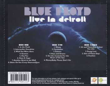 3CD Blue Floyd: Live in Detroit  102174