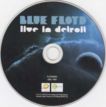 3CD Blue Floyd: Live in Detroit  102174