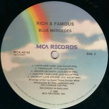 LP Blue Mercedes: Rich And Famous 335914