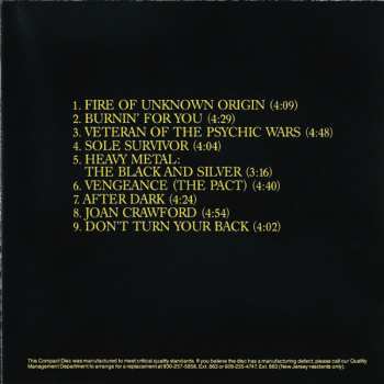 CD Blue Öyster Cult: Fire Of Unknown Origin 538747